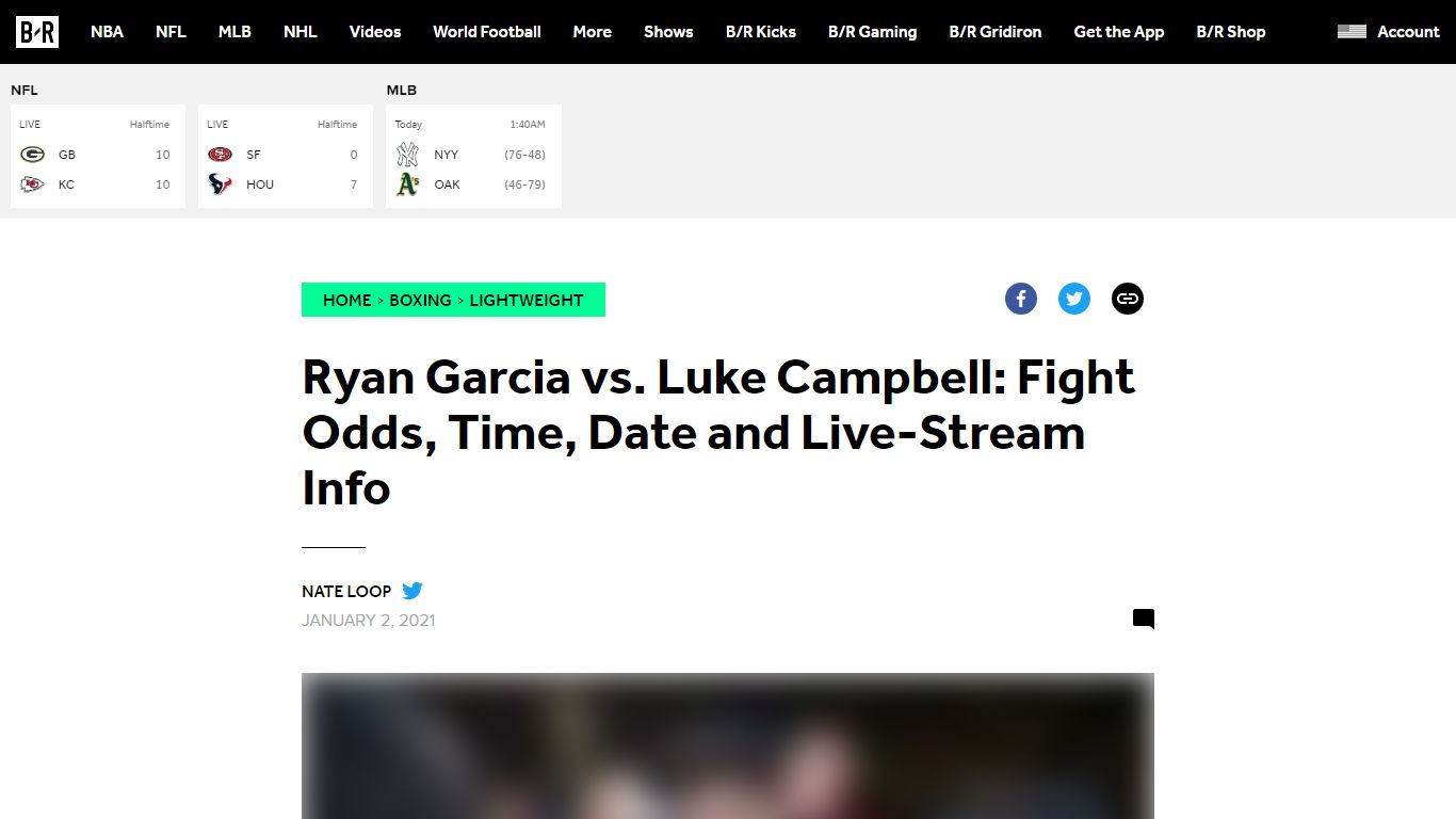 Ryan Garcia vs. Luke Campbell: Fight Odds, Time, Date and Live-Stream ...