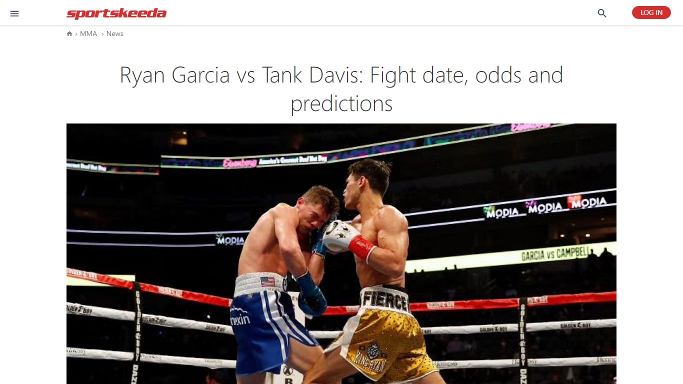 Ryan Garcia vs Tank Davis: Fight date, odds and predictions - Sportskeeda